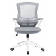 Luna White Mesh Designer Office Chair